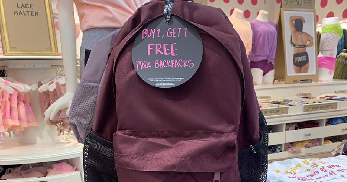 Victoria's Secret PINK Backpacks from $14.97 Each (Regularly $30)
