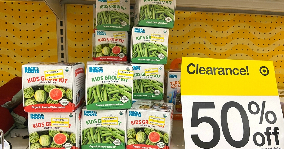 Possibly Up to 70 Off Back to the Roots Grow Kits & Terrariums at Target