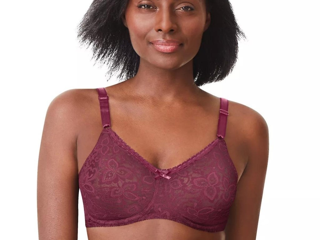 Bali Lace 'n Smooth Comfort-U Back Full-Figure Bra