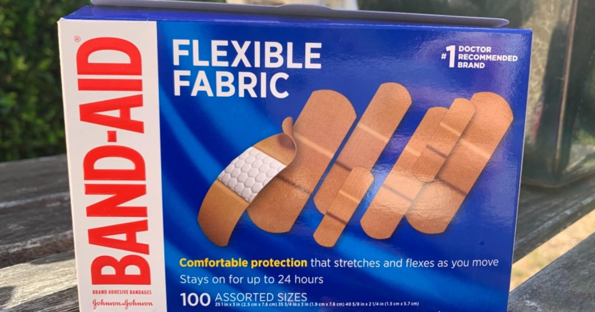 Band-Aid Flexible Fabric Assorted Size 100-Count Only $5.57 Shipped on ...