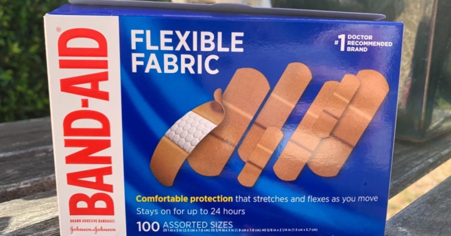 Band-Aid Flexible Fabric Bandages 100-Count Just $6 Shipped on Amazon