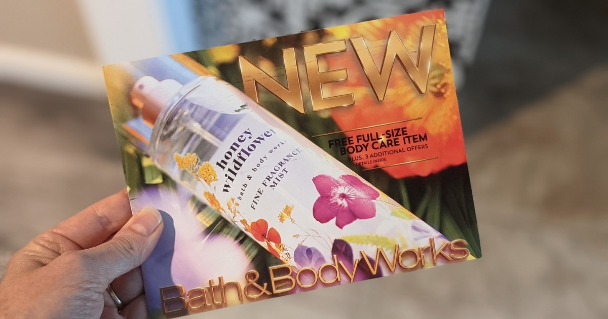 New Bath & Body Works Mailer w/ TWO Free Gift Offers & 20 ...