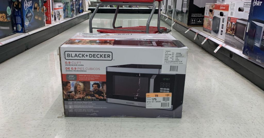 microwave in aisle 