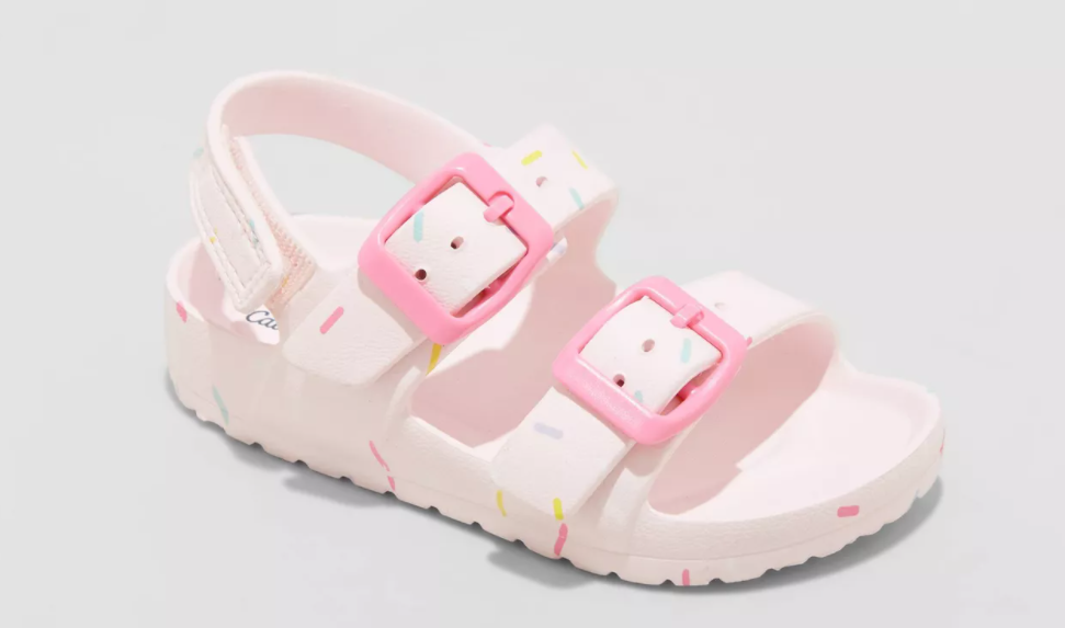 pink sandal with straps