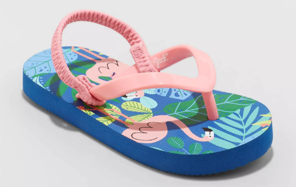 kids blue and pink sandal