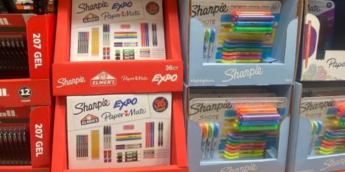 School Supply Multipacks from $5.99 at Costco (Regularly $8.99) | Zebra, Sharpie, Expo & More