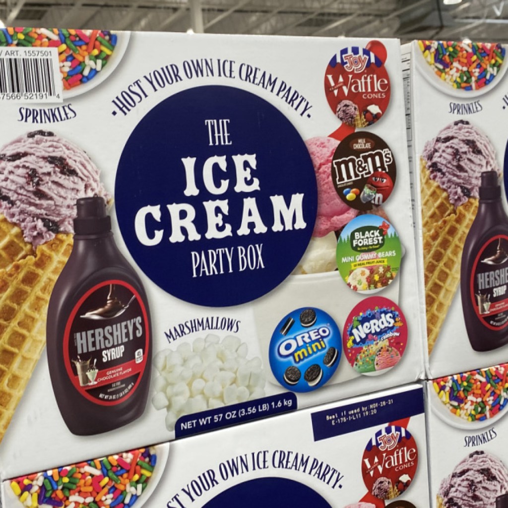 Costco Ice Cream Party Box