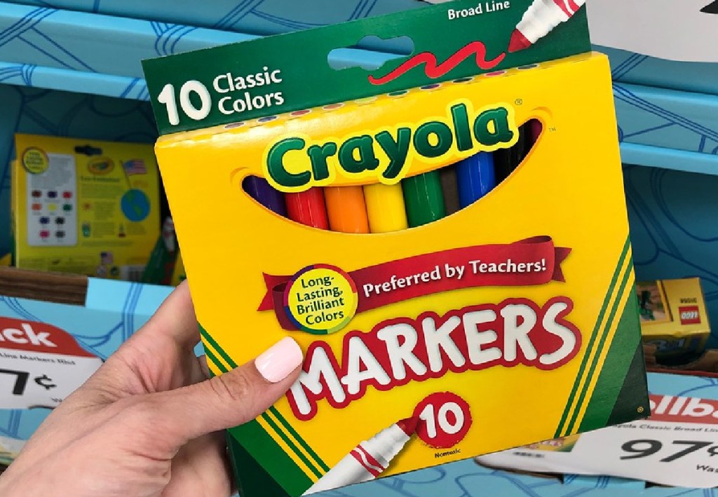 Crayola Broad Line Art tussit 10-Count