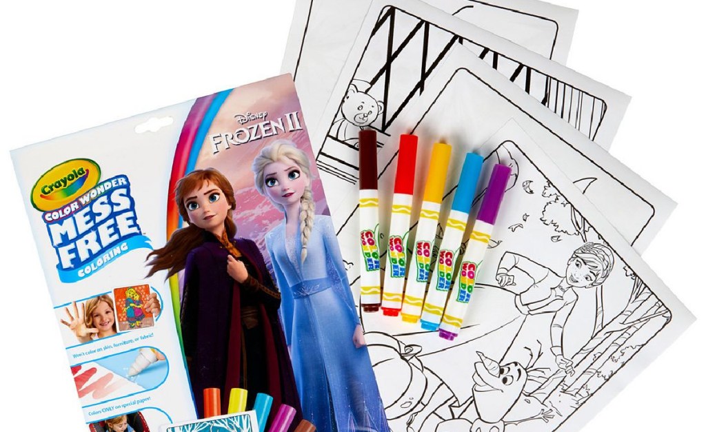 Crayola Disney's Frozen Mess-Free Color Wonder Markers & Paper Set