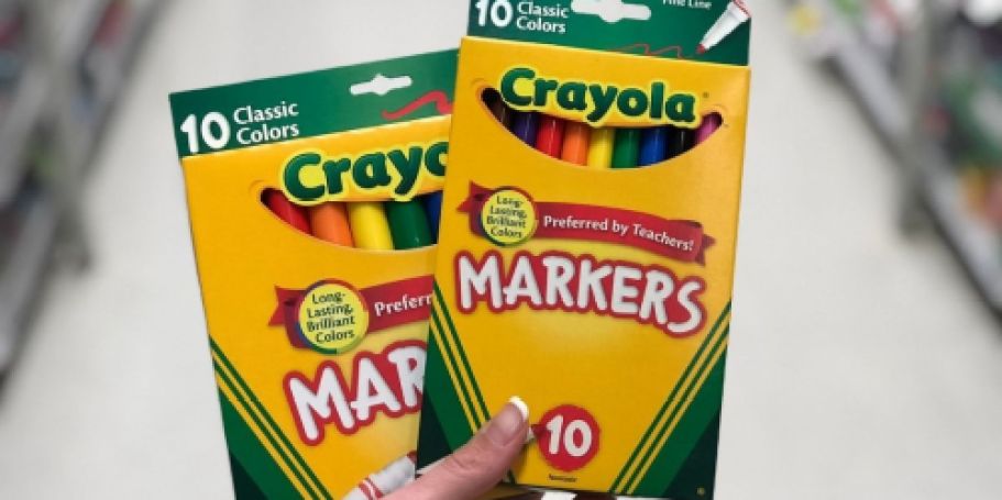 Crayola Markers 10-Pack Only 97¢ on Amazon or Walmart