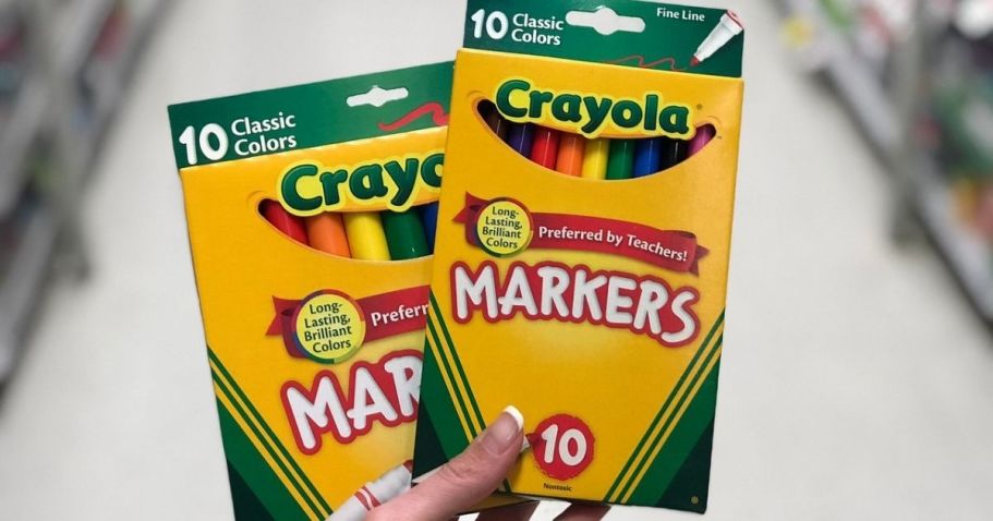 Crayola Markers 10-Pack Only 97¢ on Amazon or Walmart