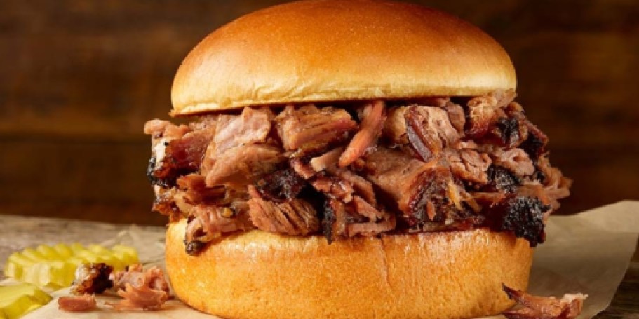 FREE Dickey’s BBQ Pulled Pork or Chicken Sandwich with Big Yellow Cup Purchase