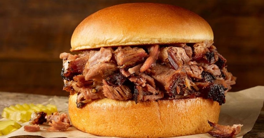 Dickey's Pulled Pork Sandwiches