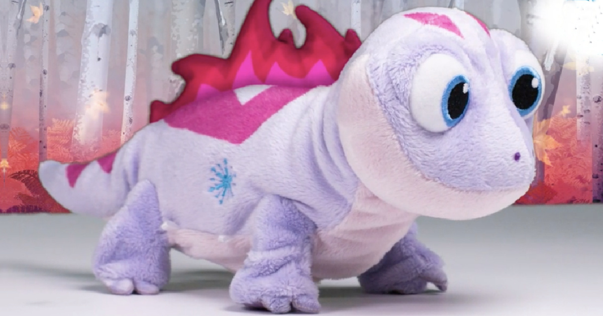 Disney Frozen 2 Walk & Glow Fire Spirit Bruni Salamander Plush Toy for sale online 