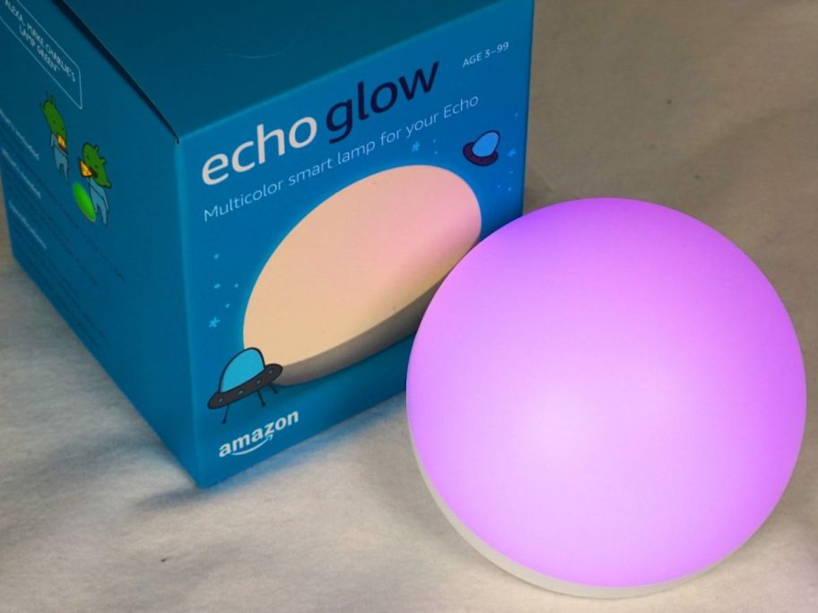 Echo-Glow-1 تم تجديد مصباح Echo Glow الذكي بسعر 9.99 دولارًا أمريكيًا فقط والذي يتم شحنه للأعضاء الرئيسيين (30 دولارًا أمريكيًا)