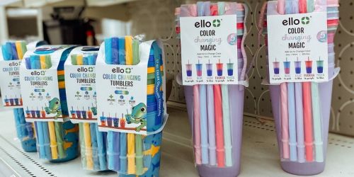 Ello Color Changing Tumbler & Straw Packs from $9.99 at Target