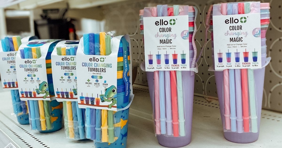 Ello 10 Color Changing Tumblers, (VARIETY OF COLORS)