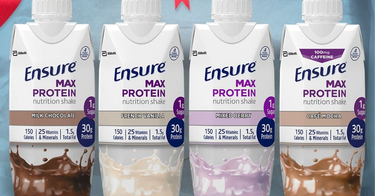 Ensure Max Protein Nutrition Shakes 12-Count Only $15.83 Shipped on Amazon (Reg. $37)