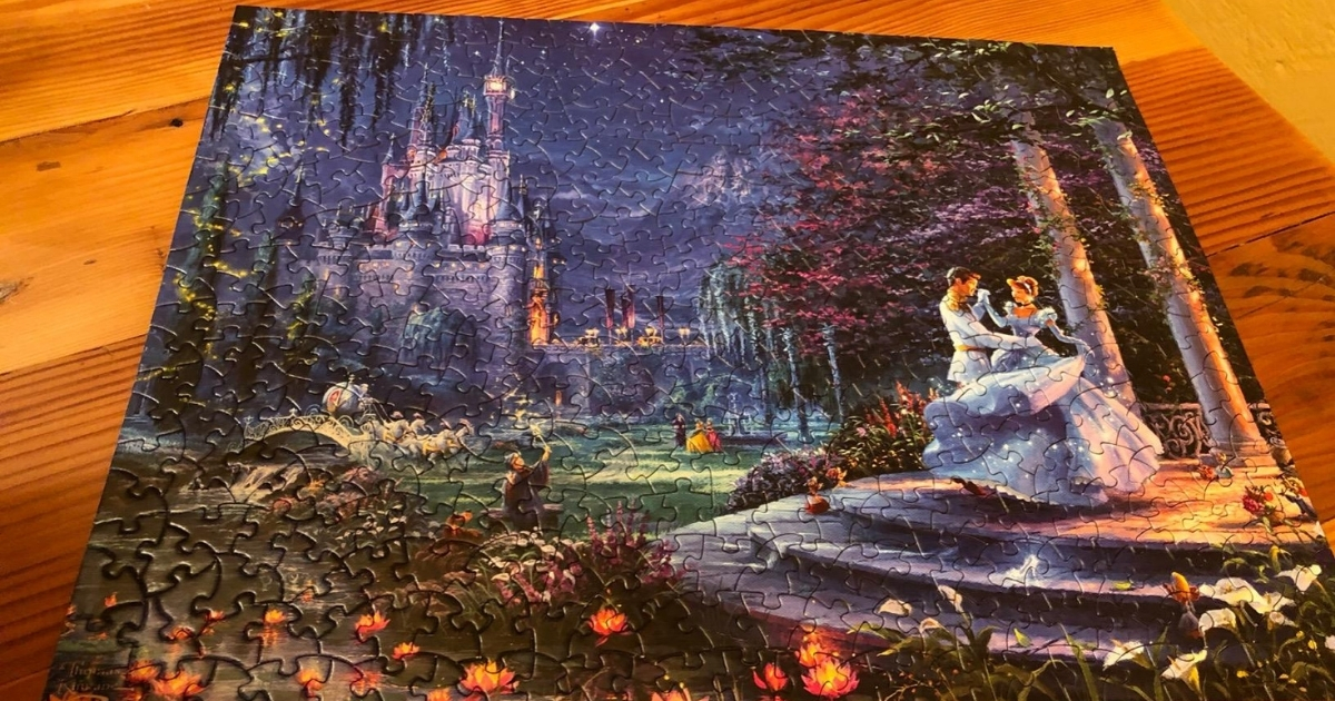 4 Thomas Kinkade Disney 500Piece Jigsaw Puzzles Just 10