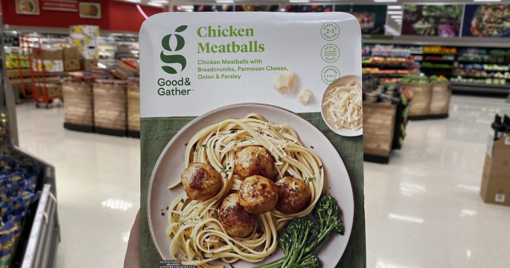 Good & Gather Chicken Meatball Tray at target