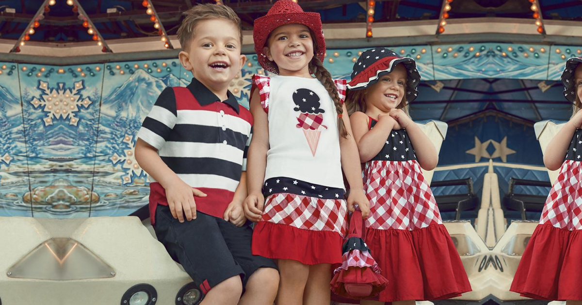 Gymboree Kids Patriotic Apparel & Accessories from $1.99 Shipped (Regularly  $10)