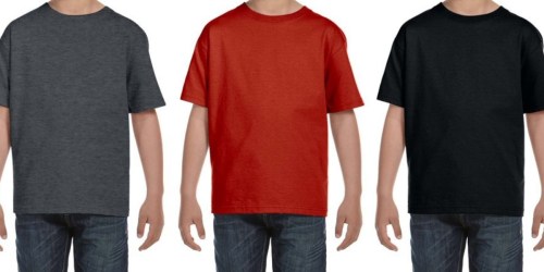 Hanes Kids Tees from $3 Each Shipped (Regularly $8) + More Apparel for the Family