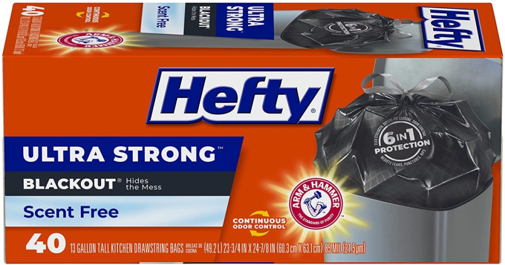 heft ultra strong trash bags