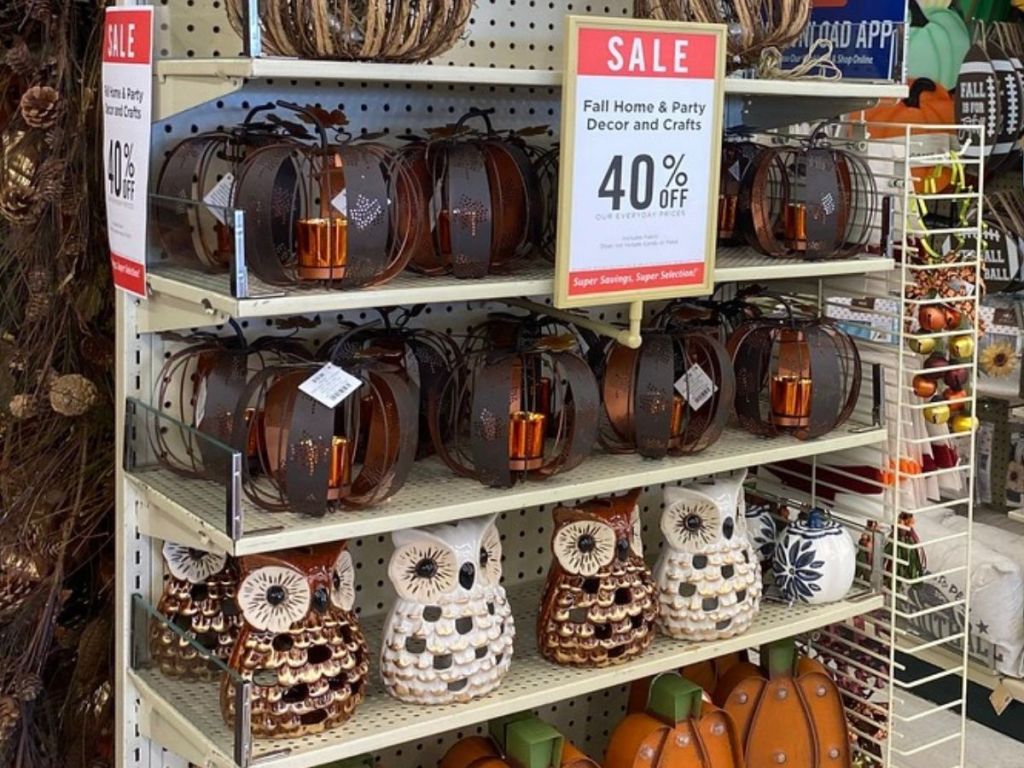 Hobby Lobby Fall & Thanksgiving Candle Holders