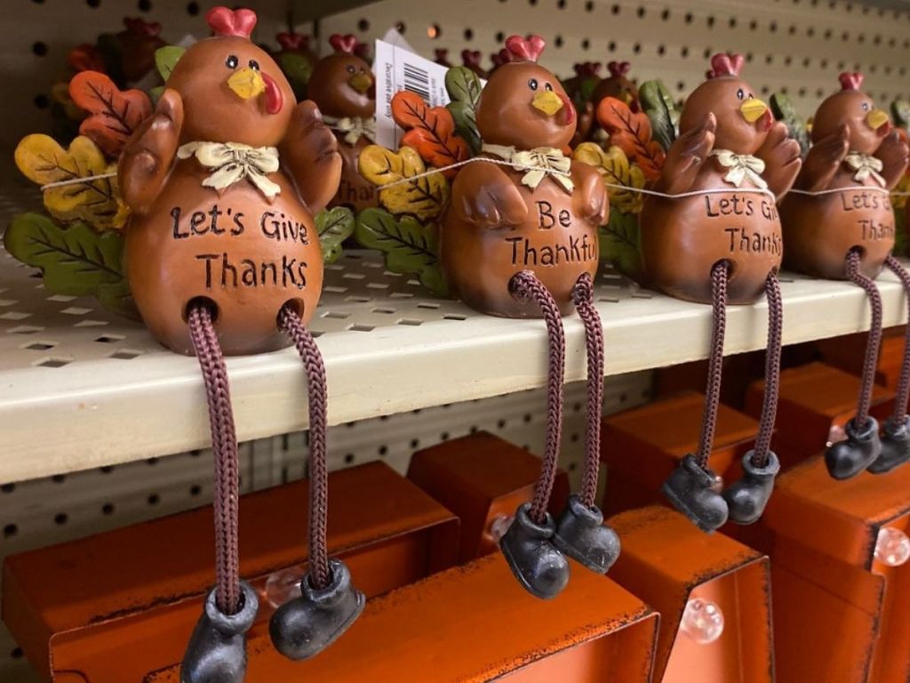 Hobby Lobby Fall & Thanksgiving Decor Turkey tabletop items