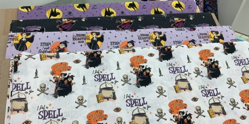 Disney Hocus Pocus Fabric from $7.79/Yard at JOANN | With In-Store Pick-Up