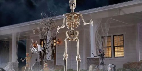 GO! Looking for the Home Depot 12-Foot Giant Skeleton? It’s Been Restocked But Will Sell Out!