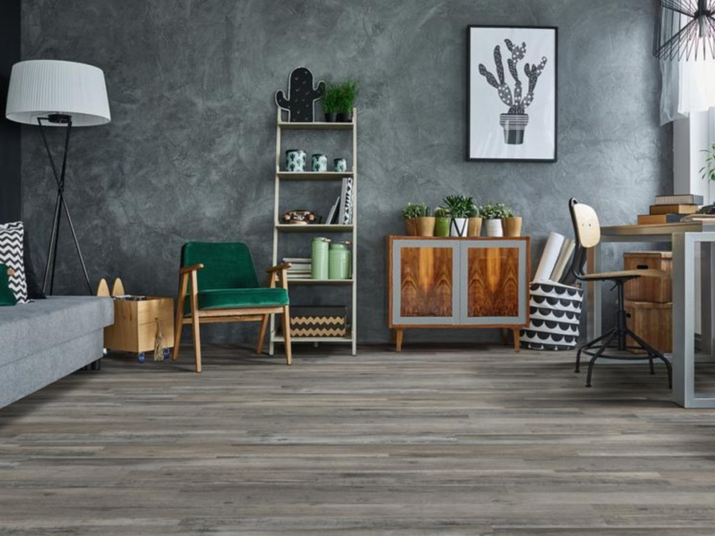 laminate flooring in living space