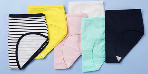 Girls Cotton Underwear 6-Pack Only $14.99 on Amazon | Just $2.50 Per Pair