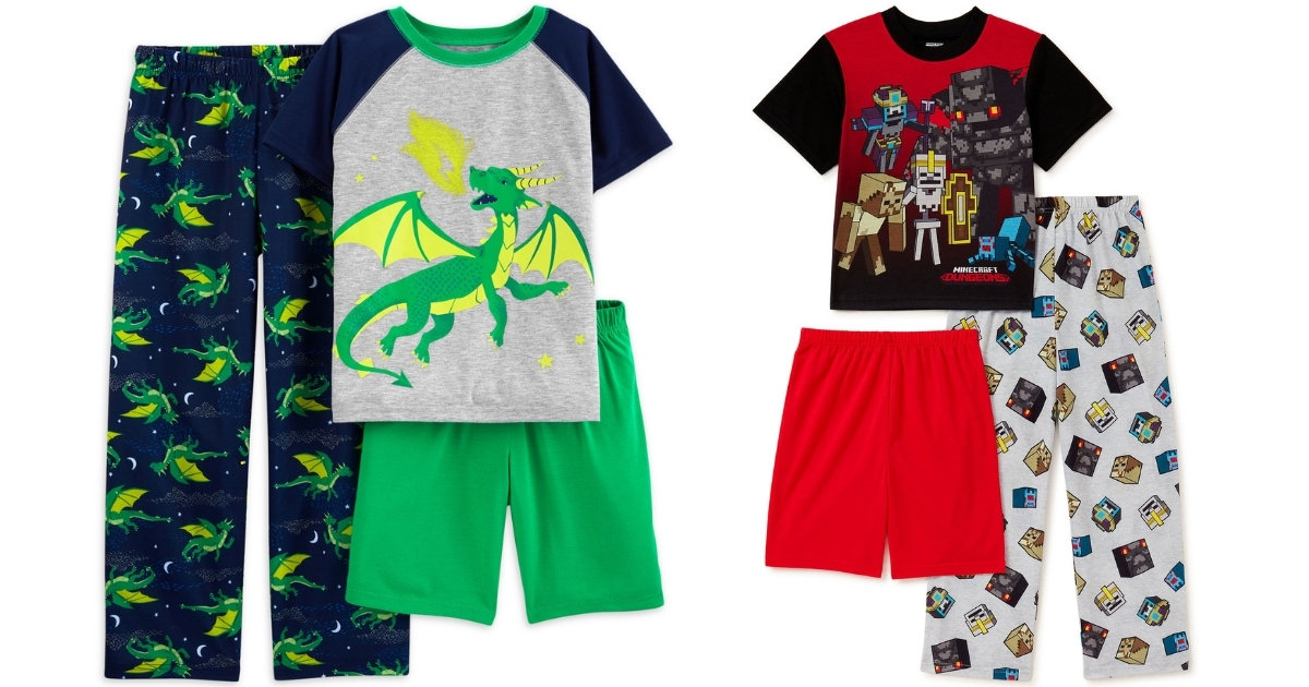 Kids Character Pajama Sets at Walmart