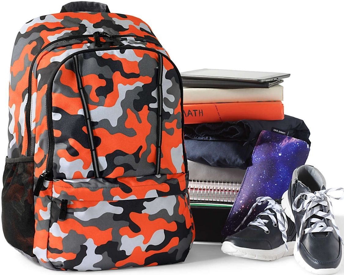 lands end camo backpack