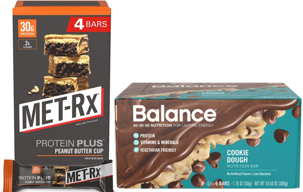 MET-Rx and Balance Bars
