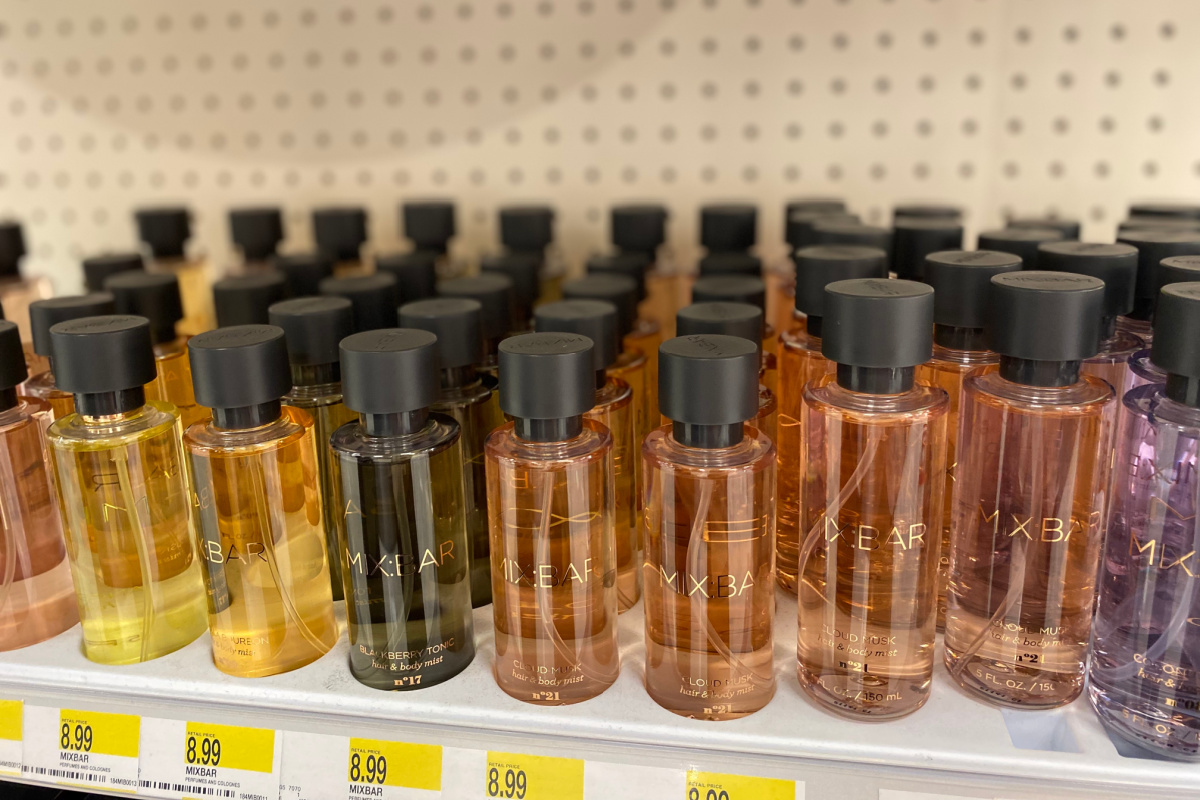 MIXBAR scents in full size bottles