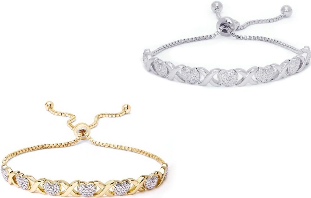 two Macy's Heart Bracelets