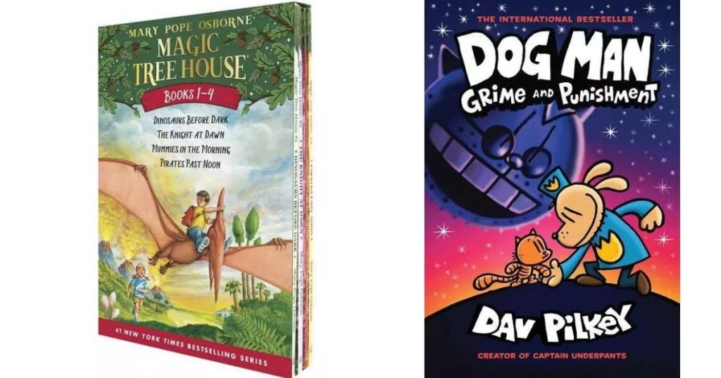 Magic Treehouse and Dog Man Books