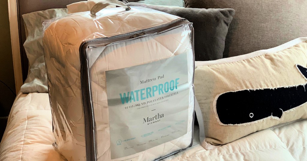 Martha Stewart Essentials Waterproof Mattress Pad