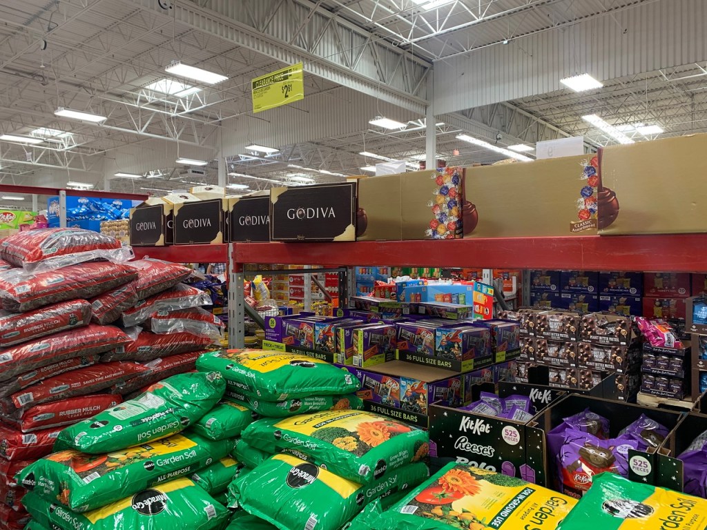 Miracle Gro on clearance pallets at Sam's Club