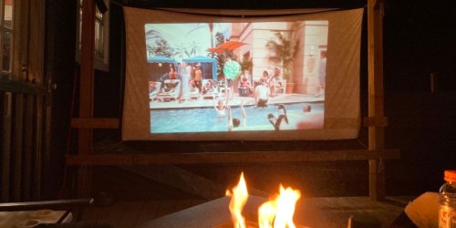 Indoor Outdoor Folding Projector Screen Just $19.97 on Walmart.com