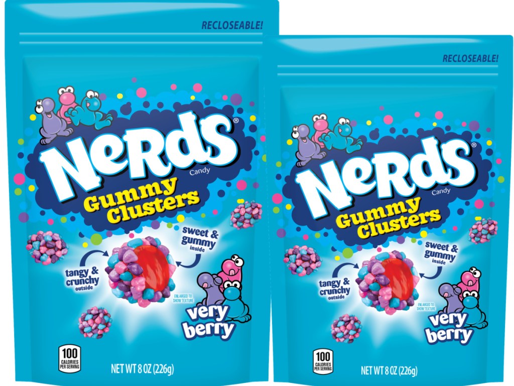 two NERDS CLUSTERS VERY BERRY DOY 8OZ DRC