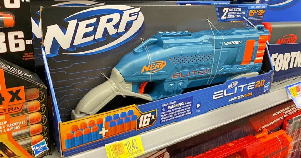 blue nerf blaster on clearance at walmart