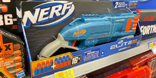 Nerf Elite 2.0 Blaster w/ 16 Darts Possibly Only $10.42 at Walmart + More Toy Clearance!