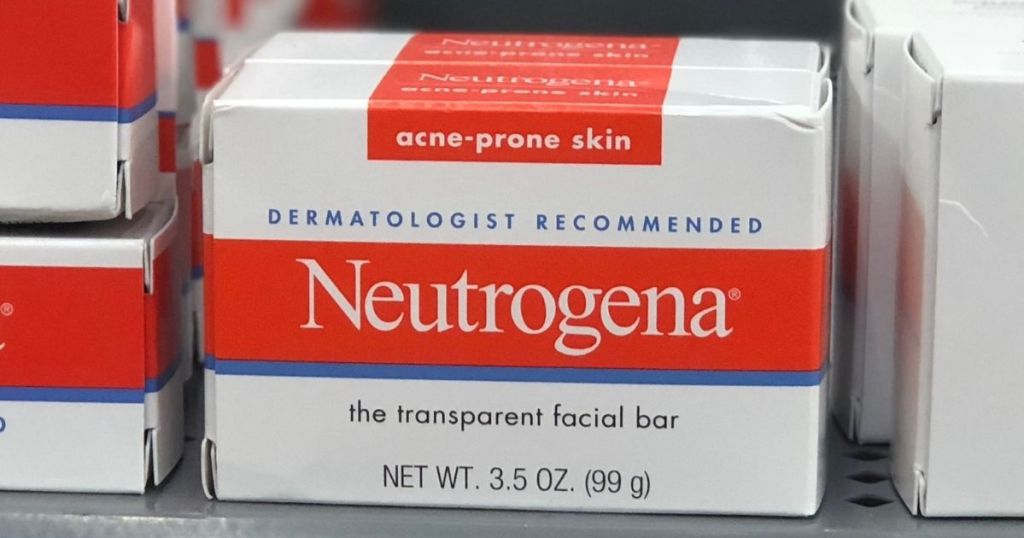 Neutrogena Bar on a shelf