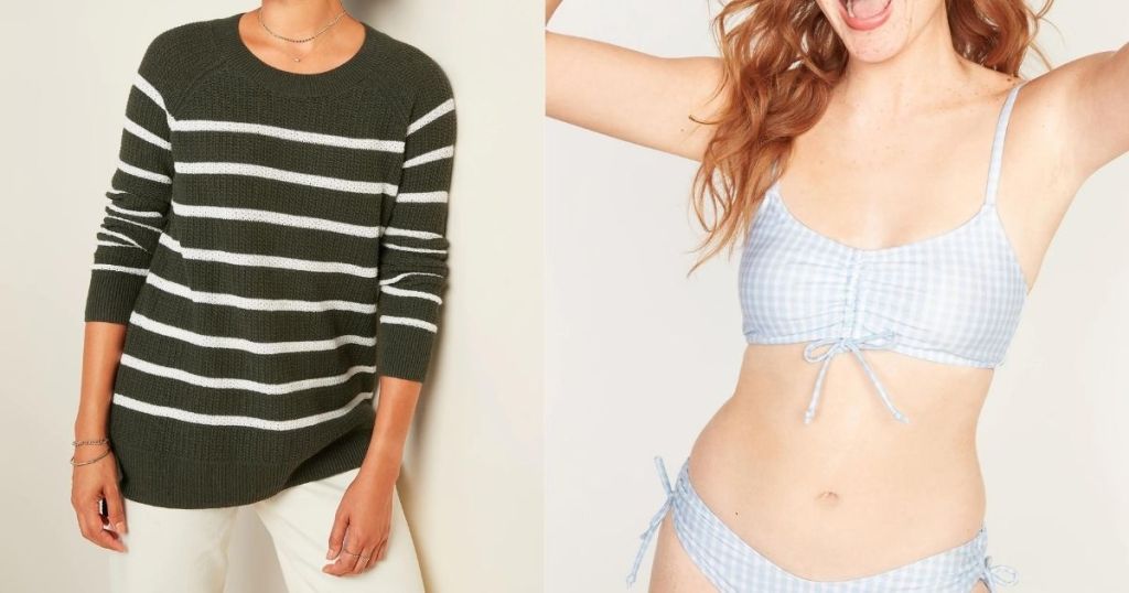 Old Navy Sweater and Swimwear