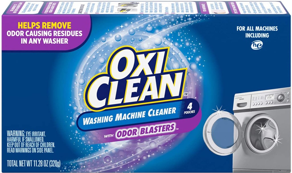 OxiClean Washing Machine Cleaner with Odor Blasters 4-Count