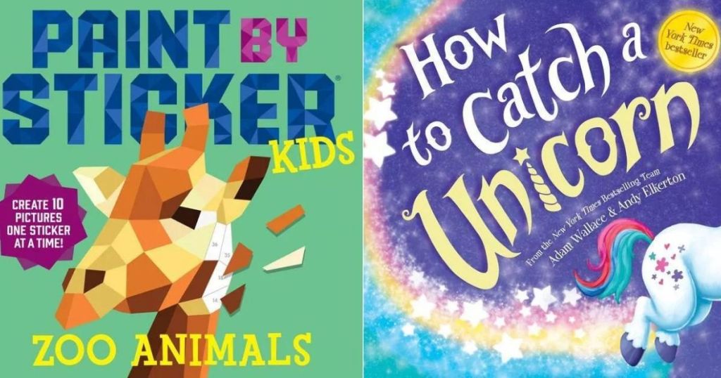 Paint by Sticker and How to Catch a Unicorn Books