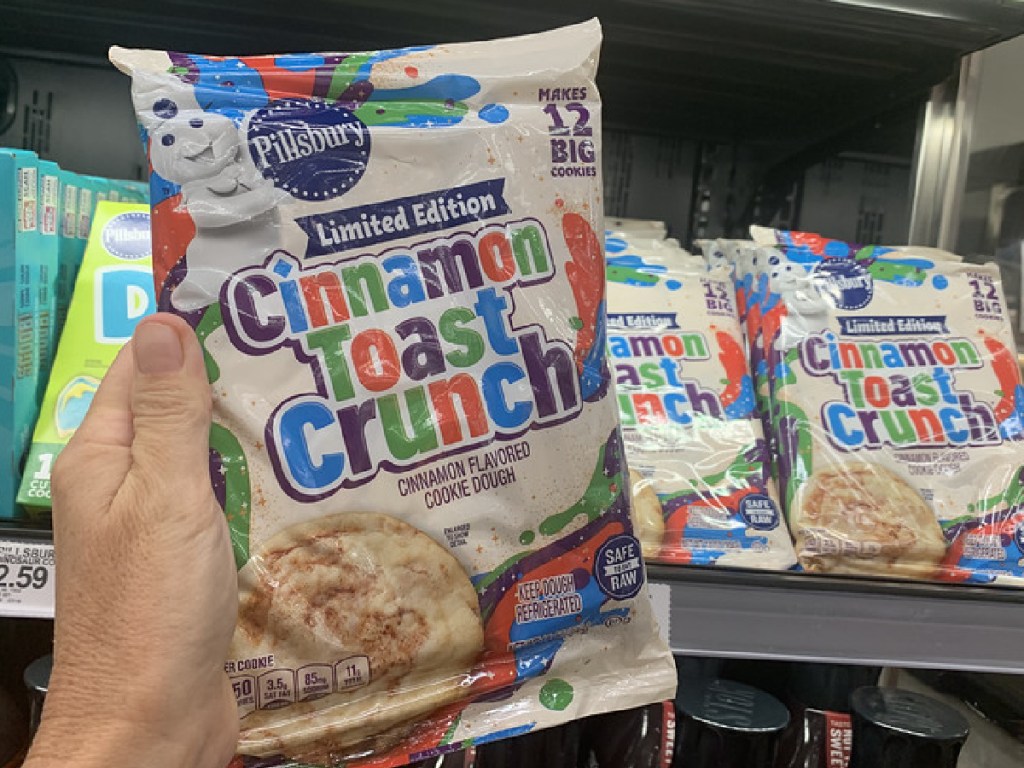 Pillsbury Cinnamon Toast Crunch Flavored Cookie Dough in store